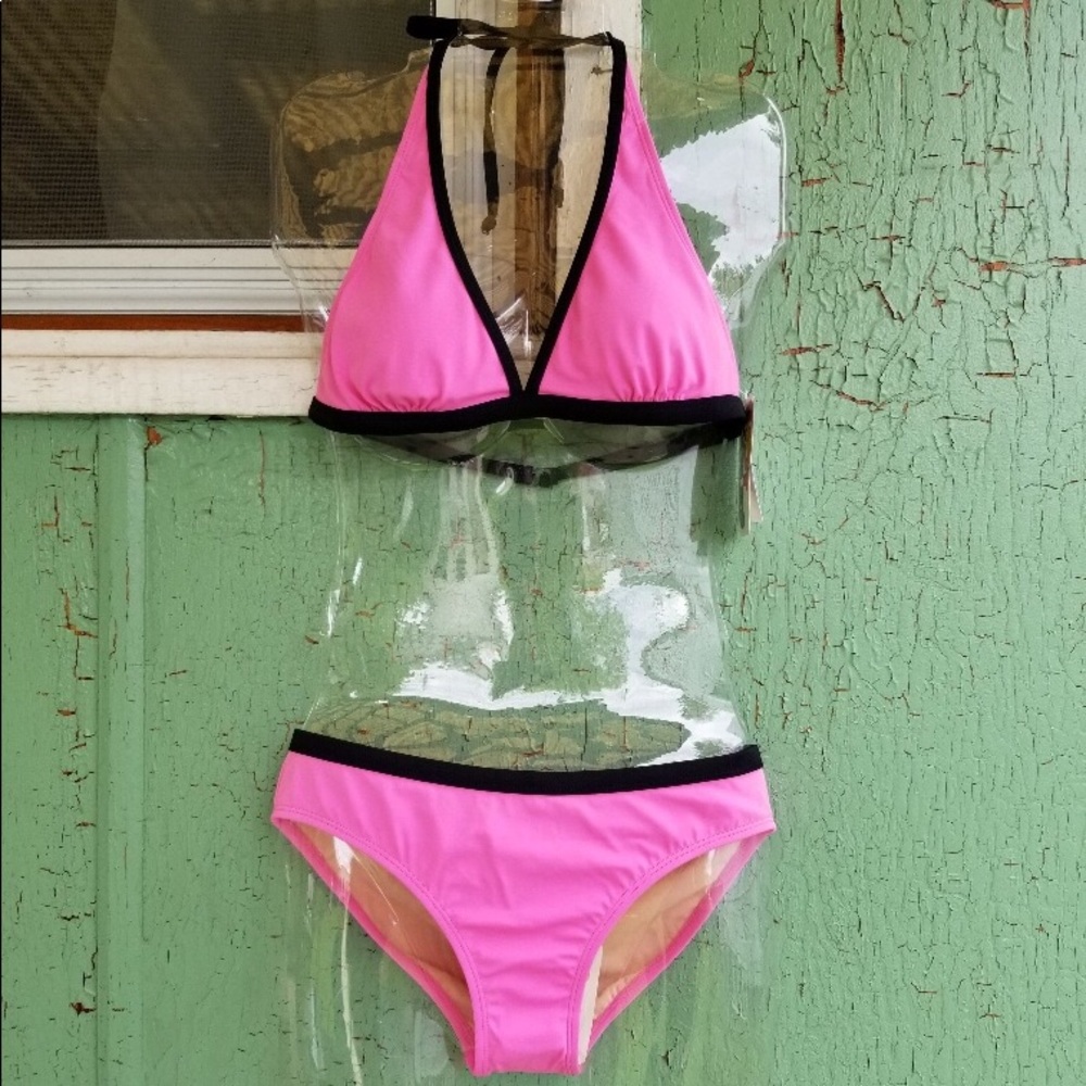 HOT Neon Pink Bikini 2-piece Swimsuit NWT